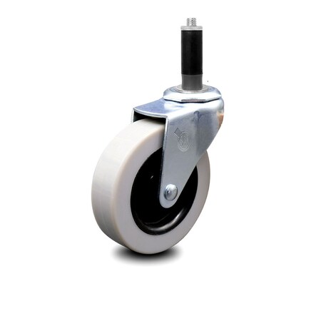 Service Caster 3 Inch Thermoplastic Rubber Wheel 1 Inch Expanding Stem Caster SCC SCC-EX05S310-TPRS-1